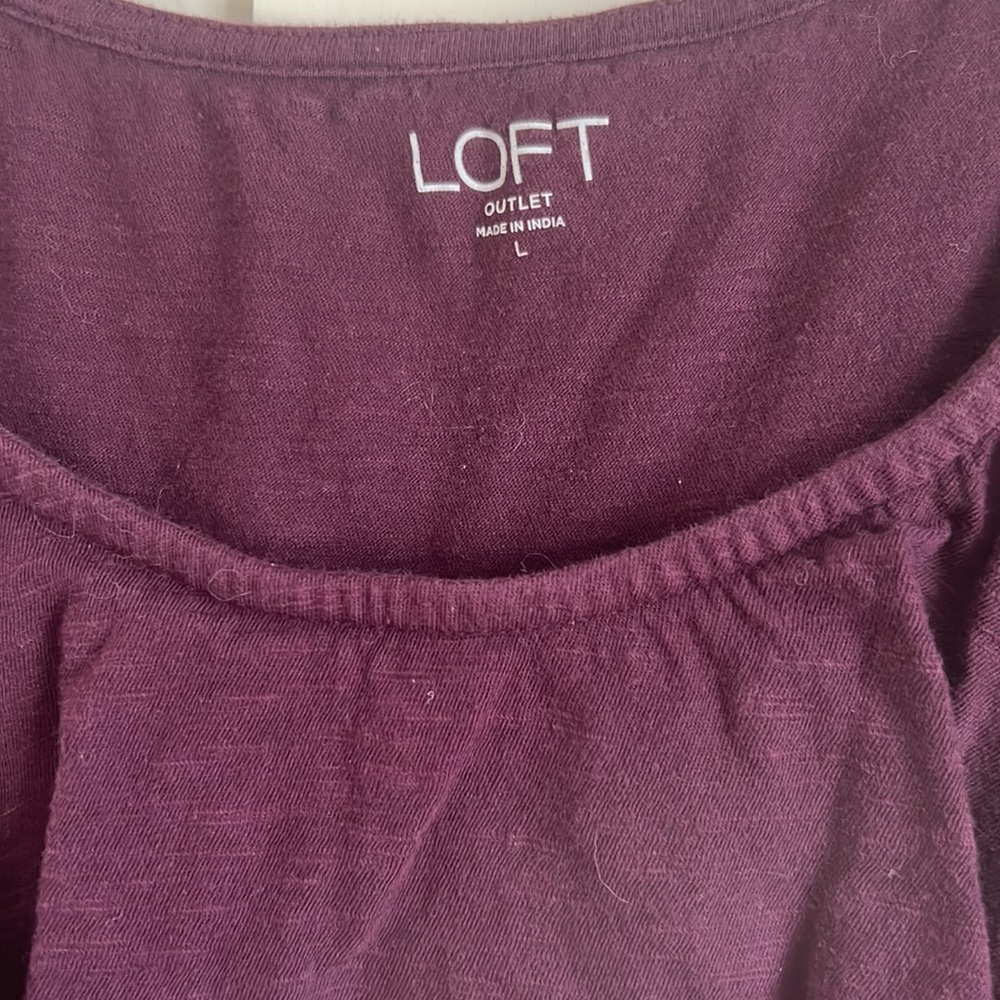 Loft Outlet Ruffle Tank L - Picture 2 of 2